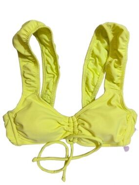Wild Fable Women’s Neon Yellow Bikini Top